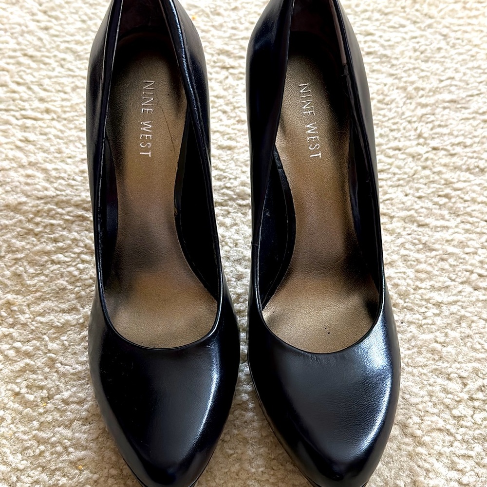 Nine West black heels